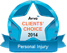 Appleton's personal injury clients choice of lawyer Ronald W. Tusler ARVO Clients Choice award for Personal injury Law in Appleton